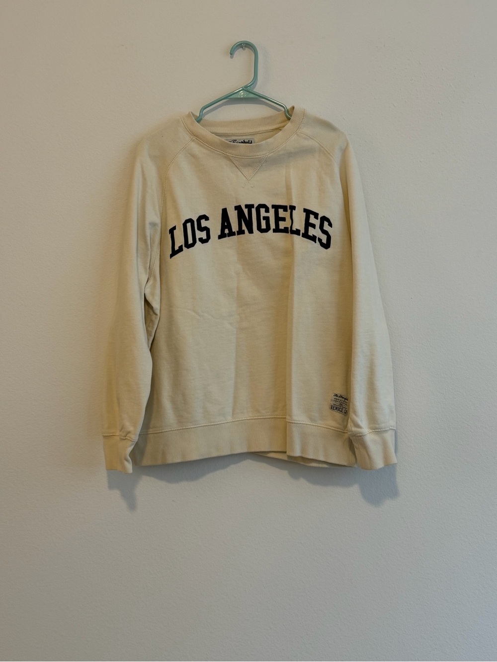 Crewneck Sweatshirt - Los Angeles Graphic in Cream
